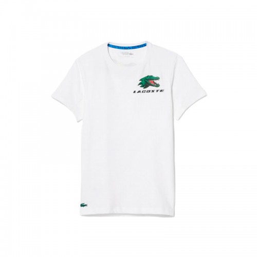 Camiseta Lacoste Sport Tennis Blanco Camiseta Lacoste Sport Tennis Blanco