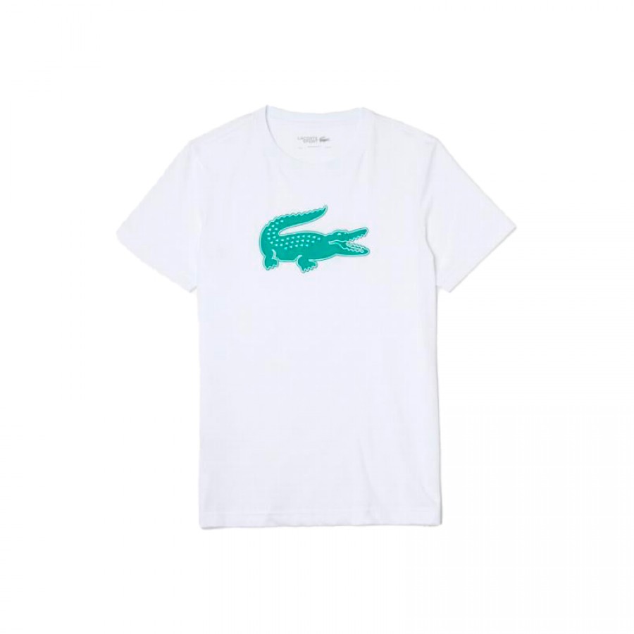 Lacoste Sport T-shirt traspirante Bianco  Offerta + Economico
