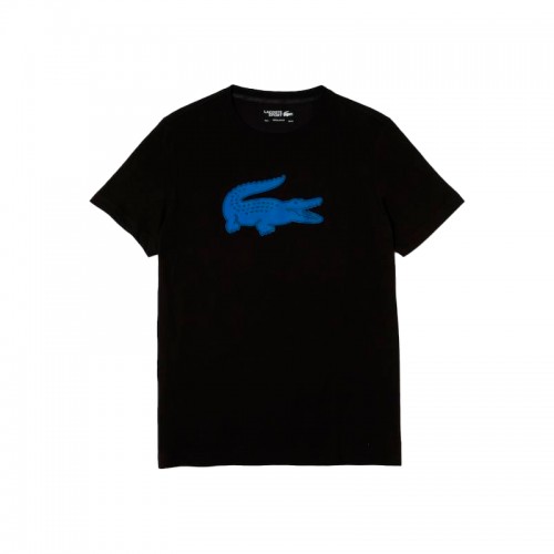 Camiseta Lacoste Sport Transpirable Negro Camiseta Lacoste Sport Transpirable Negro