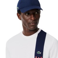 Lacoste Sport Ultra Dry Maglietta Blu Navy Bianco  Offerta + Economico