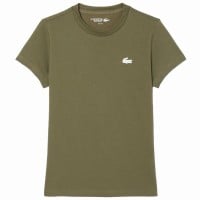 Camiseta Lacoste Sport Verde Kaki Mujer  Oferta + Barato