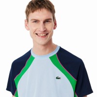 Lacoste Ultra Dry Blue Green T-shirt  Offer + Cheap