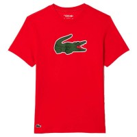 Camiseta Lacoste Ultra Dry Rojo  Oferta + Barato
