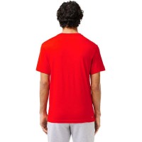Camiseta Lacoste Ultra Dry Rojo  Oferta + Barato