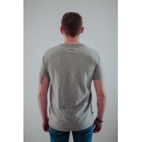 Loco Originale T-Shirt Grigio Borgogna