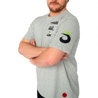 Camiseta Lok A1 Padel Bridger Gris Melange  Oferta + Barato