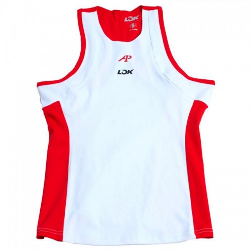 Lok A1 Padel Elk White Red Women''s T-Shirt Lok A1 Padel Elk White Red Women''s T-Shirt