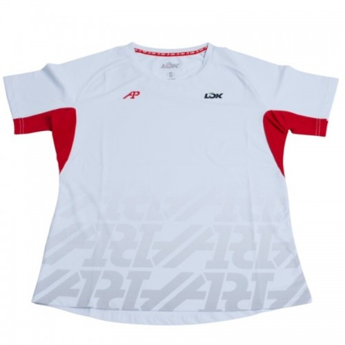 Camiseta Lok A1 Padel Stanish Blanco Mujer Camiseta Lok A1 Padel Stanish Blanco Mujer