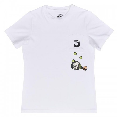 Camiseta Lok The Juggler Blanco Mujer Camiseta Lok The Juggler Blanco Mujer