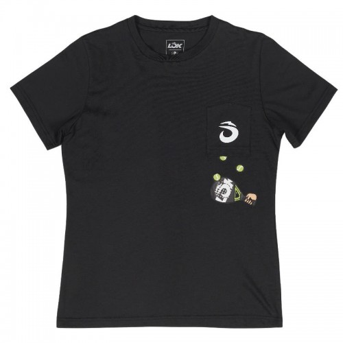 Camiseta Lok The Juggler Negro Mujer Camiseta Lok The Juggler Negro Mujer