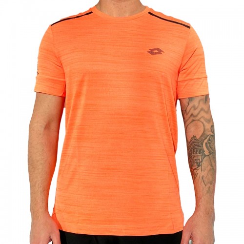 Camiseta Lotto Bryan VII Coral Fluor Camiseta Lotto Bryan VII Coral Fluor