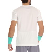 T-shirt Lotto Top IV Bianco Brillante Verde Turchese Verde Grigio  Offerta + Economico