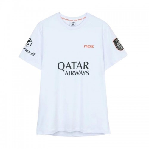 Camiseta Nox Agustin Tapia Sponsors AT10 Blanco 2026