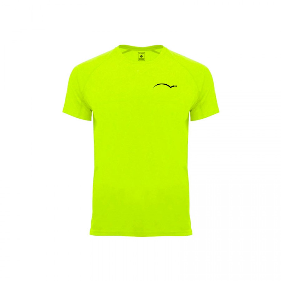 Camiseta Padelpoint Tournament Amarillo Fluor  Offer + Cheap