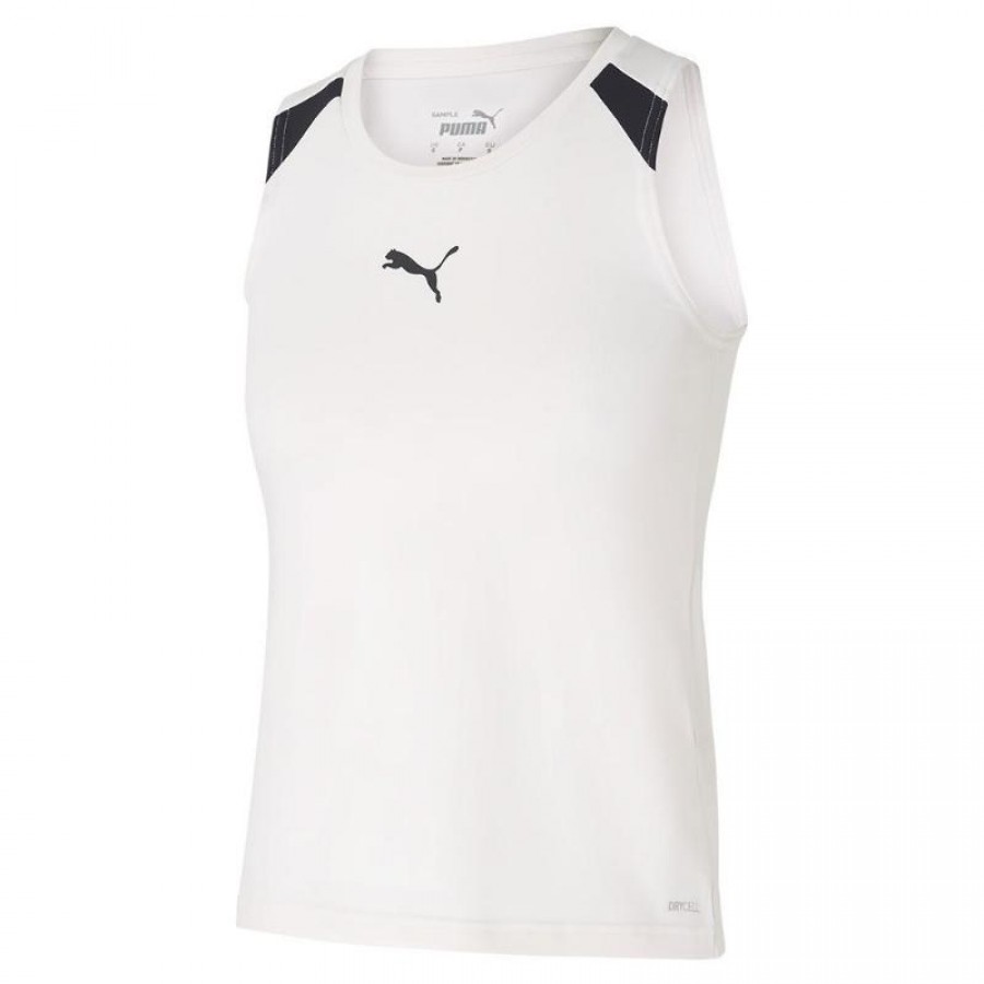 Puma Team Liga Padel Tank White T-shirt  PADELPOINT Puma Team Liga Padel Tank White T-shirt