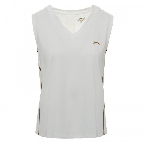 Camiseta Slazenger Lola Blanco Mujer Camiseta Slazenger Lola Blanco Mujer