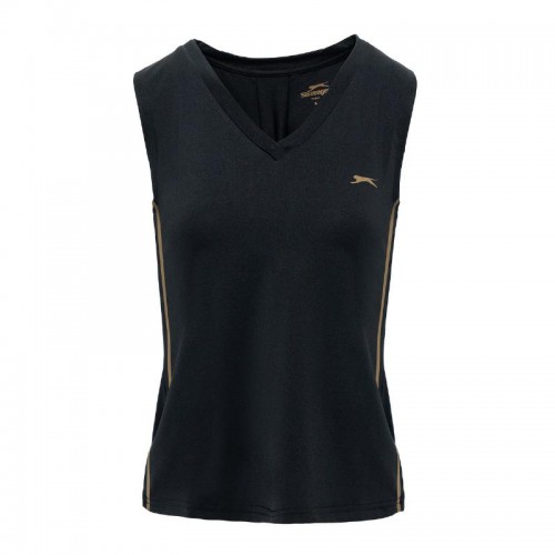 Camiseta Slazenger Lola Negro Mujer Camiseta Slazenger Lola Negro Mujer