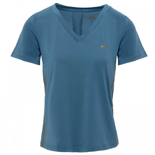Camiseta Slazenger Lucia Azul Mujer Camiseta Slazenger Lucia Azul Mujer