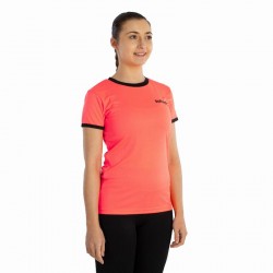 Camiseta Softee Galaxy Corail Fluor Negro Mujer