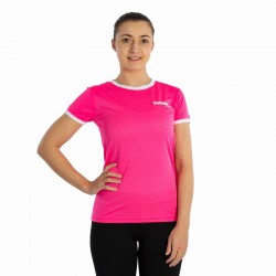 T-shirt femme Softee Galaxy Fuchsia Fluor White