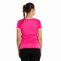 T-shirt femme Softee Galaxy Fuchsia Fluor White
