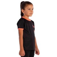 Softee Galaxy T-Shirt Junior Corail Noir Fluor