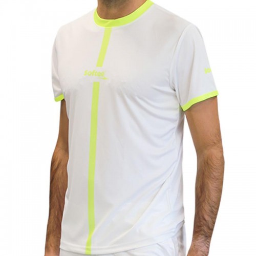 Camiseta Softee Tipex Blanco Amarillo Fluor Junior Camiseta Softee Tipex Blanco Amarillo Fluor Junior