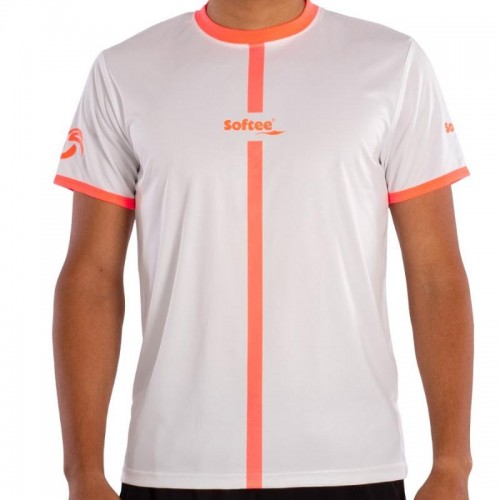 Camiseta Softee Tipex Blanco Coral Fluor Junior Camiseta Softee Tipex Blanco Coral Fluor Junior
