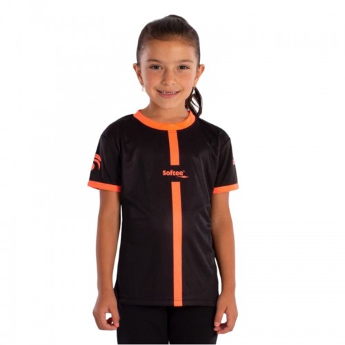 Camiseta Softee Tipex Negro Coral Fluor Junior Camiseta Softee Tipex Negro Coral Fluor Junior
