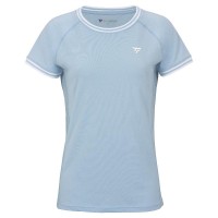 T-shirt féminin bleu Stretch Glacier Team Tecnifibre