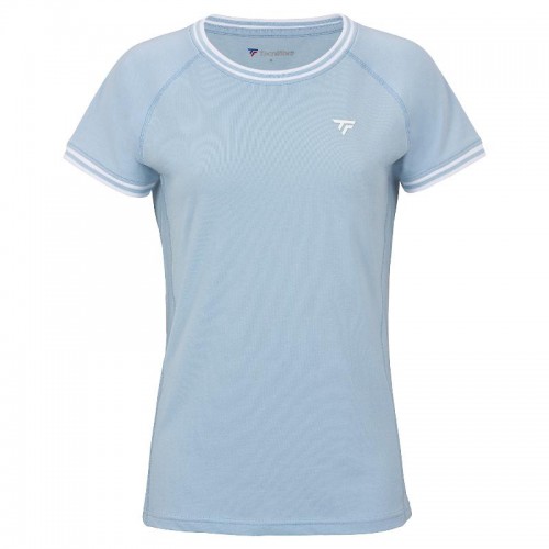 T-shirt féminin bleu Stretch Glacier Team Tecnifibre