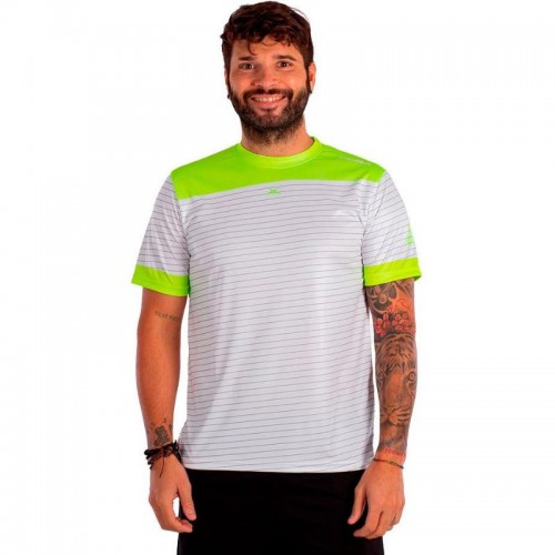 Camiseta Vibora Black Mamba X Aniversario Blanco Amarillo Fluor Camiseta Vibora Black Mamba X Aniversario Blanco Amarillo Fluor