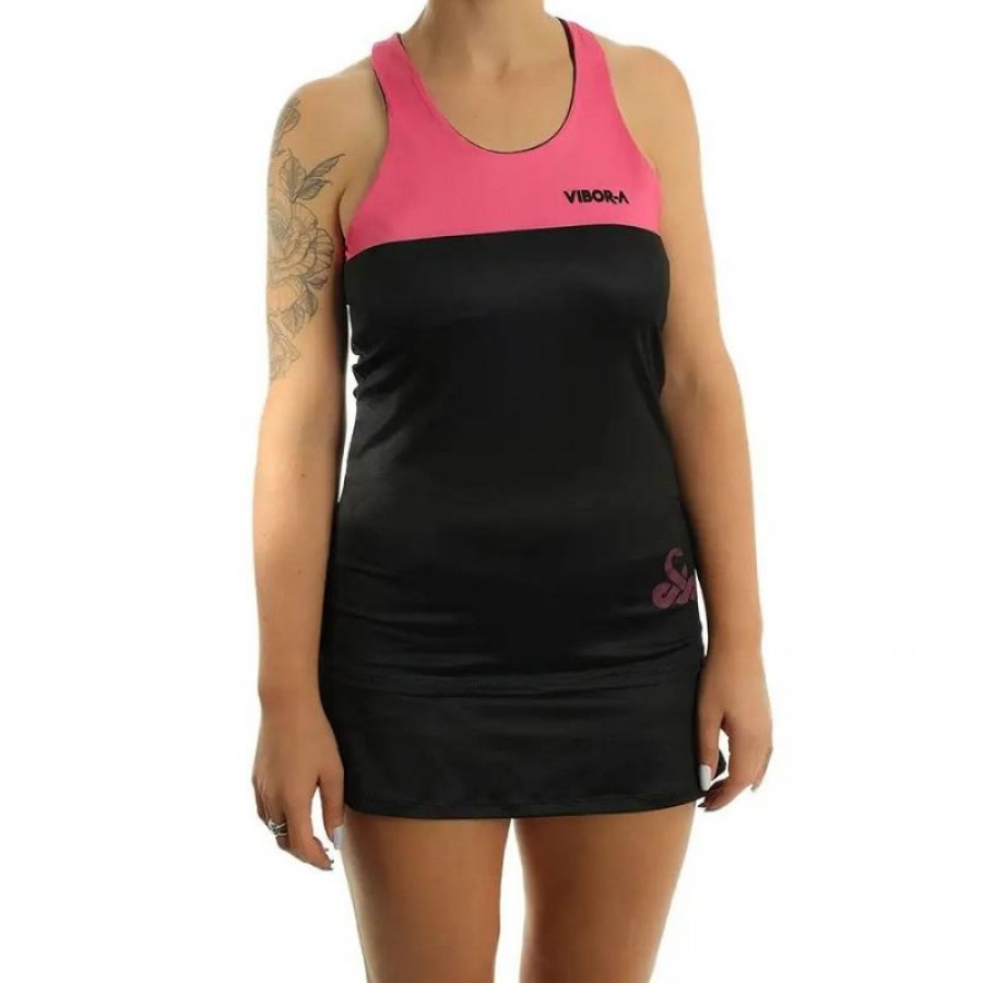 Camiseta Vibora Naya Preta Feminina