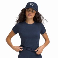 Wilson All Day Navy Blue Women''s T-Shirt  Offer + Cheap