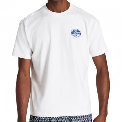 Wilson Classic Graphic White Blue T-shirt