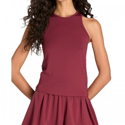 Camiseta Wilson Fieldhouse Rojo Oscuro Mujer