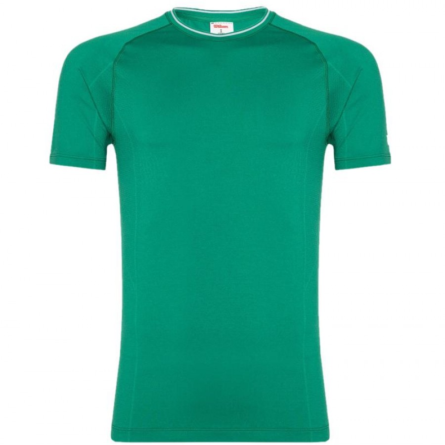 Camiseta Wilson Team Seamless Crew Verde  Offer + Cheap