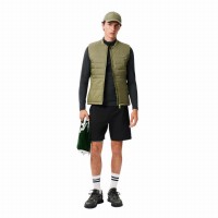 Chaleco Lacoste Sport Verde Kaki  Oferta + Barato