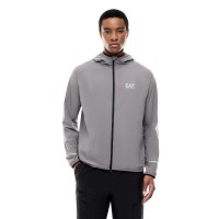 Veste grise régulière Armani EA7 Ventus 7