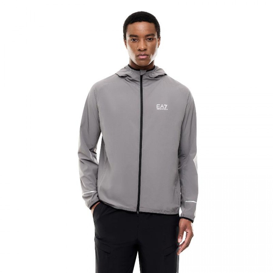 Veste grise régulière Armani EA7 Ventus 7