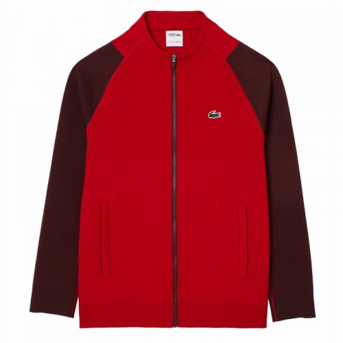 Chaqueta Lacoste Novak Djokovic Burdeos Chaqueta Lacoste Novak Djokovic Burdeos