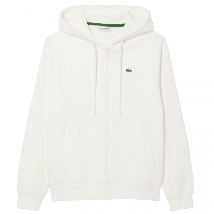 Lacoste Sport Cotton White Women''s Jacket  Offer + Cheap