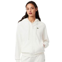 Lacoste Sport Cotton White Women''s Jacket  Offer + Cheap