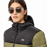 Giacca Lacoste Khaki Verde Nero  Offerta + Economico