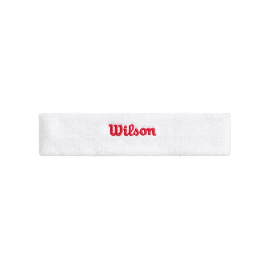 Cinta Wilson Blanco Rojo
