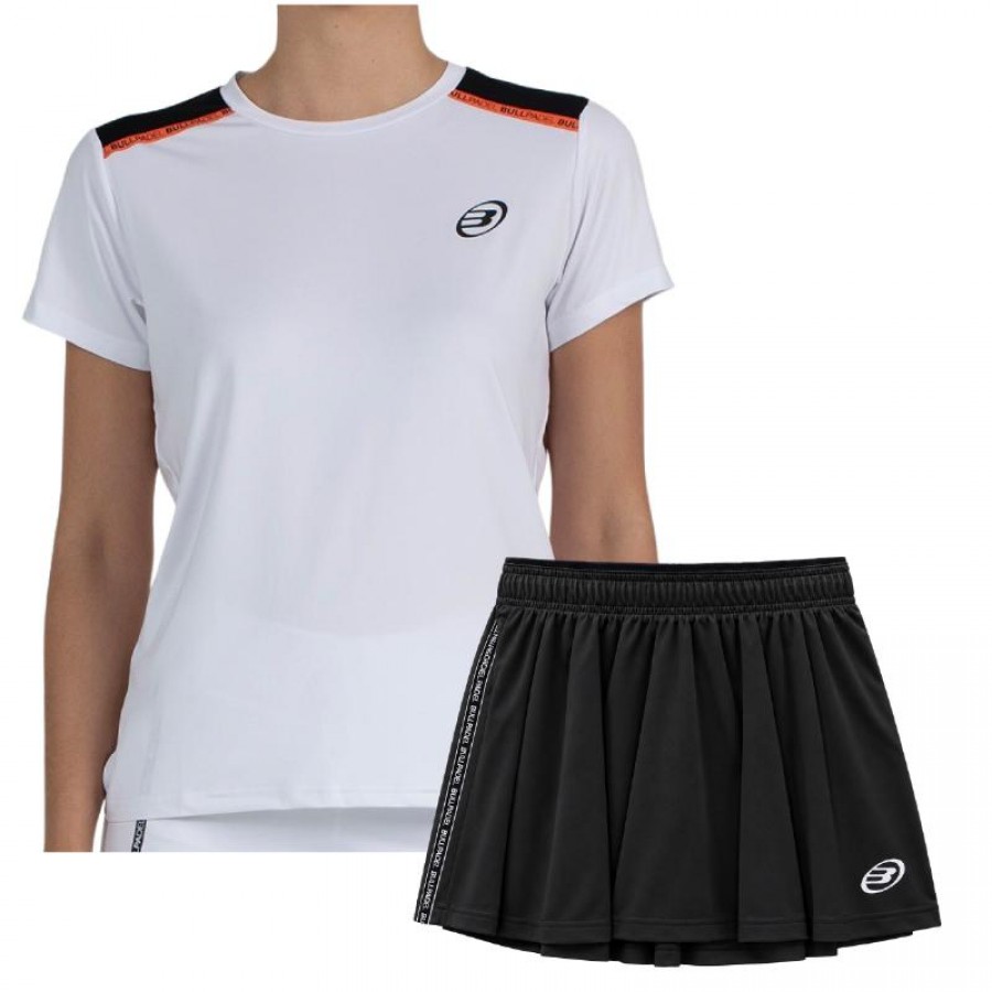Conjunto Bullpadel Adventure W Court 26I Blanco