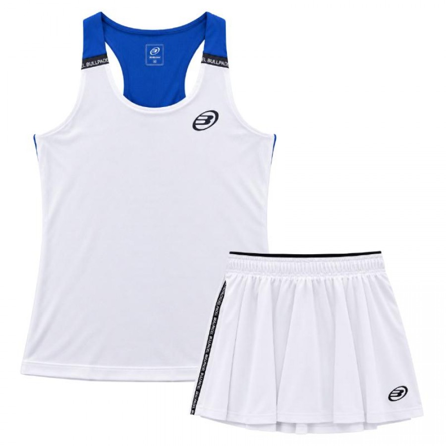 Conjunto Bullpadel Voyage W Court Blanco