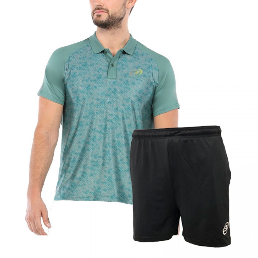 Conjunto Bullpadel Urbir Verde Negro PADELPOINT Conjunto Bullpadel Urbir Verde Negro