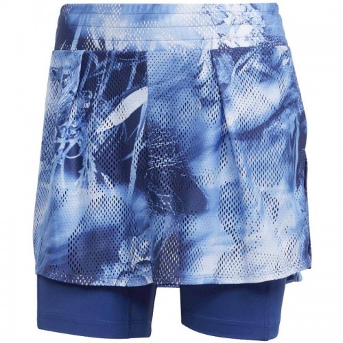 Falda Adidas Melbourne Azul Blanco Falda Adidas Melbourne Azul Blanco