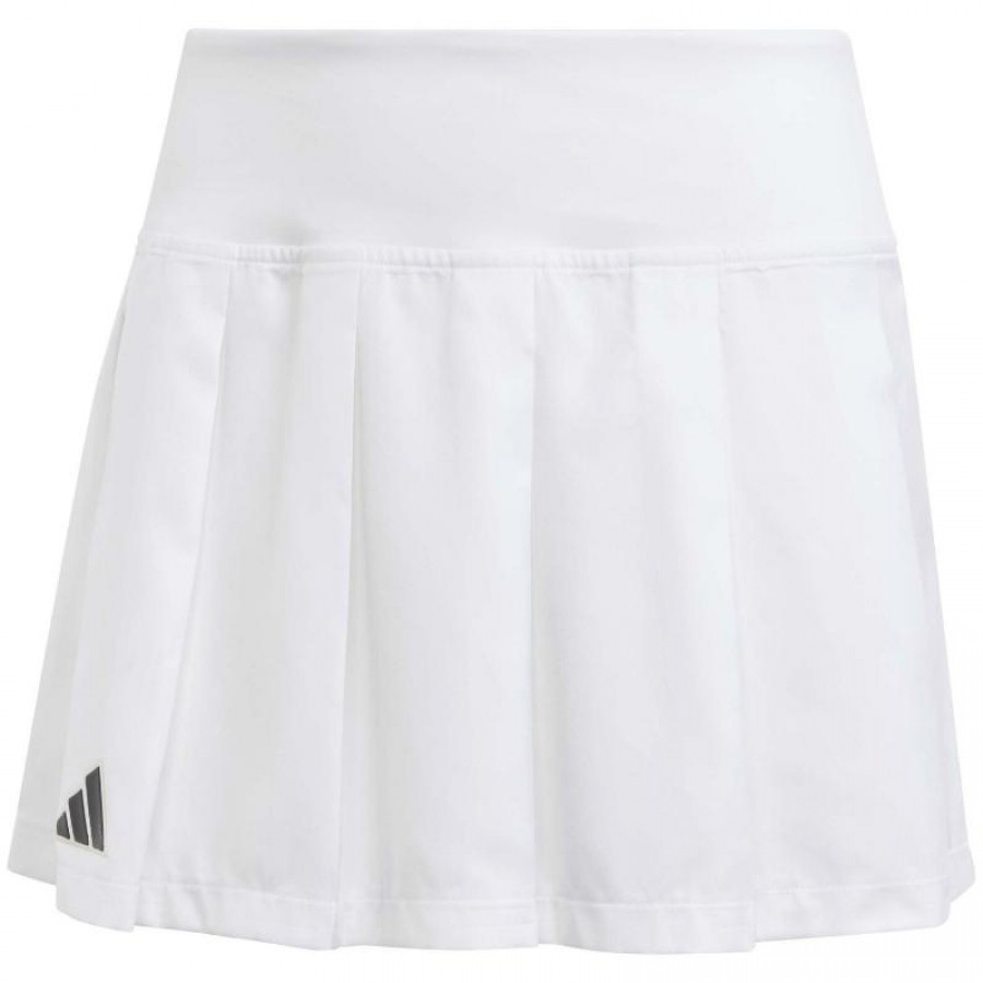 Falda Adidas Pleated Aeroready Pro Negro Blanco